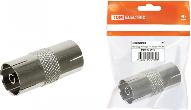 SQ1809-0012, Переходник TV гнездо - TV гнездо