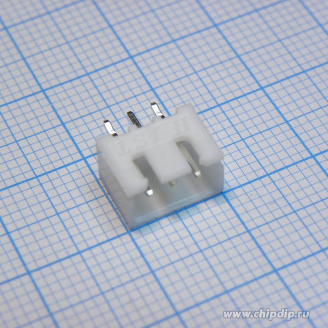 B3B-XH-A, Вилка прямая на плату 2.5мм