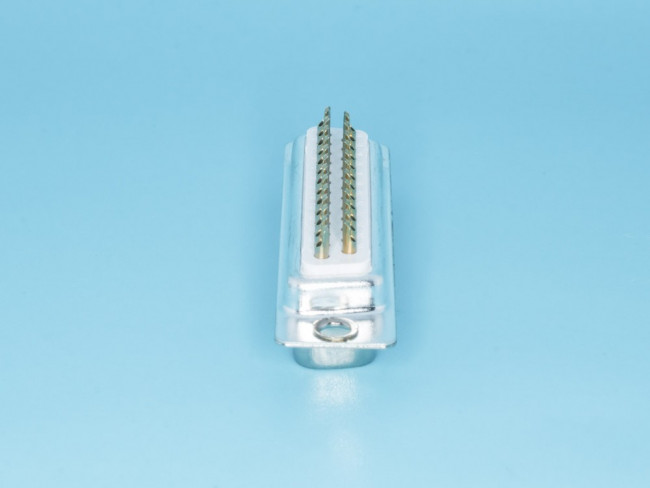 DB-25M, Разъем D-SUB 25 контактов, вилка на кабель, пайка, тип 2