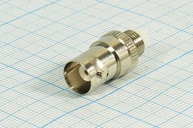 Высокочастотный переходник гнездо BNC на гнездо FME; №9193 гн BNC-гн FME