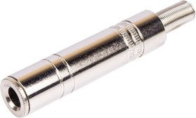 NP-324, Гнездо на кабель стерео 6.35мм (металл)