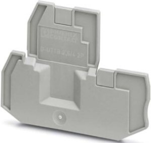 3044676, D-UTT 2.5/4 Series End Cover for Use with DIN Rail Terminal Blocks 3044676, D-UTT 2.5/4 Series End Cover for Use with DIN Rail Terminal Blocks