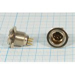 Разъем микрофонный miniXLR вилка, контакты 4P, монтаж на блок, B8.5, MC805-4P