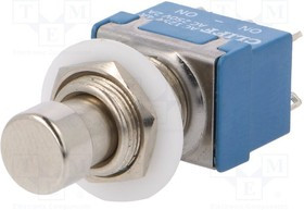 FC71055, Переключатель кнопочный 2 DPDT Цвет подсв нет