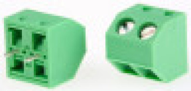 1869211, Fixed Terminal Blocks 2P 5.08mm 145DEG 1869211, Fixed Terminal Blocks 2P 5.08mm 145DEG