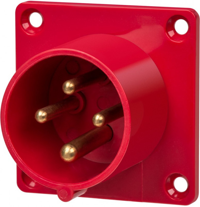 Вилка 614 скрытая 3Р+РЕ 16А 380В IP44 TDM Вилка 614 скрытая 3Р+РЕ 16А 380В IP44 TDM