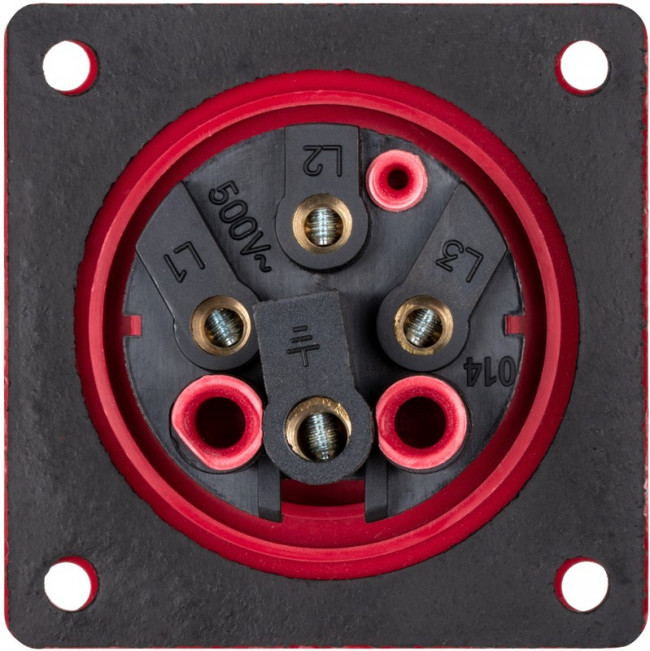 Вилка 614 скрытая 3Р+РЕ 16А 380В IP44 TDM Вилка 614 скрытая 3Р+РЕ 16А 380В IP44 TDM