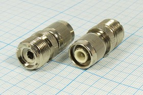 Штекер TNC-Гнездо UHF, переходник, позолоченный центральный контакт; №502 штек TNC-гн UHF