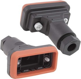 DPS-9 IP67, Герметичный корпус, с укороченным хвостовиком, к разъёму D-SUB DB-9/DHB-15