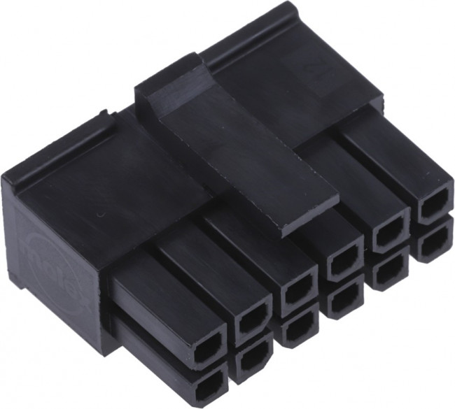 0430251200, Разъем, вилка, провод-плата, "мама", Micro-Fit 3.0, шаг 3мм, PIN 12, 2x6, на провод, без контактов