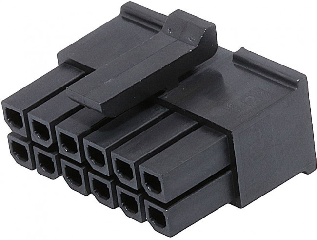 0430251200, Разъем, вилка, провод-плата, "мама", Micro-Fit 3.0, шаг 3мм, PIN 12, 2x6, на провод, без контактов