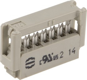 09185146804, 14-Way PCB Header for Cable Mount, 2-Row