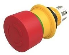 61-6441.4047, Emergency Stop Switches / E-Stop Switches Switch emergency-stop twist release 1NC ST/PT, non illuminated, green indication rin