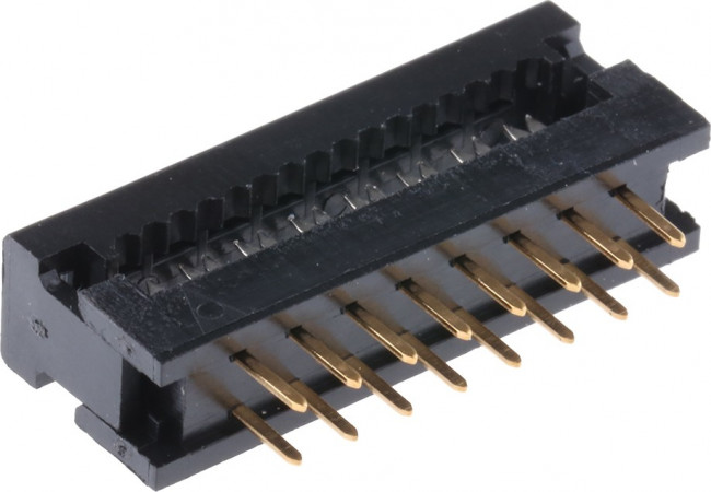 16-Way IDC Connector Plug for Cable Mount, 2-Row 16-Way IDC Connector Plug for Cable Mount, 2-Row