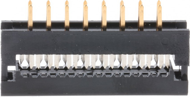 16-Way IDC Connector Plug for Cable Mount, 2-Row 16-Way IDC Connector Plug for Cable Mount, 2-Row