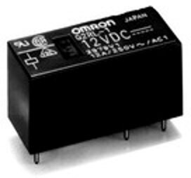 G2RL-1 DC12, Реле электромагнитное, промежуточное, Uобмотки 12ВDC, SPDT, 12A/250ВAC