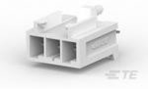 179839-1, Heavy Duty Power Connectors HDR 3P VERT .156 TIN