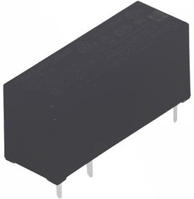 JS-12-K, Реле силовое катушка 12В 10A одна группа на переключение (29х10х12.5мм) монтаж в отверстие