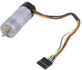 4883, Двигатель: DC, с энкодером, с редуктором, LP, 12ВDC, 1,1А, 20,4: 1