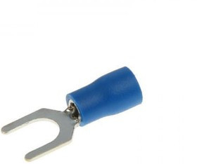 klk630C4, Вилочный изолир. наконечник 1,5-2,5мм2 под винт М 4 (синий)