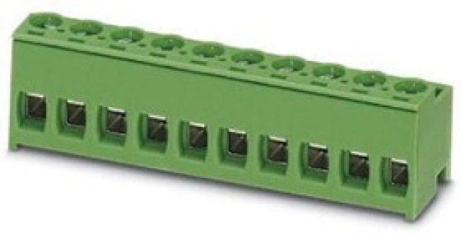 1755606, Pluggable Terminal Blocks 4 Pos 5mm pitch Plug 26-14 AWG Screw