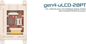 gen4-uLCD-28PT, gen4-uLCD-28PT TFT LCD Display Module / Touch Screen, 2.8in, 240 x 320pixels