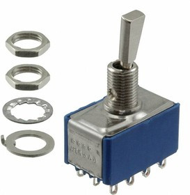 5666AB9, Toggle Switches 4PDT 6A 125V 11.4mm