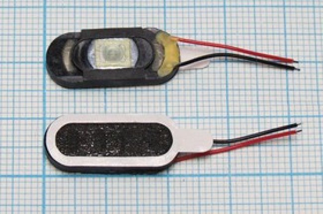 Динамик овальной формы 22x9мм, с защитой мембраны и клеящим слоем, 8 Ом, 0.8т дин 22x 9x 5\ 8\0,5\пл