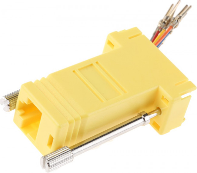 D Sub Adapter Male 9 Way D-Sub to Female RJ45