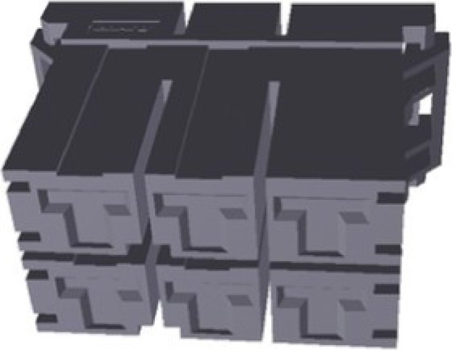 917807-2, 2x2P 2 2 - Rectangular Connectors Housings
