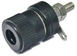 Клемма приборная 34x15 d3,8, 6, отверстие 4,0, черная