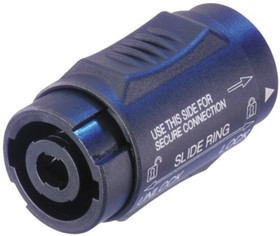 Neutrik NL4MMX адаптер-переходник с фиксатором, 4-контактный Speakon «папа» NL4M  -  4-контактный Speakon «папа» NL4M Neutrik NL4MMX адаптер-переходник с фиксатором, 4-контактный Speakon «папа» NL4M  -  4-контактный Speakon «папа» NL4M