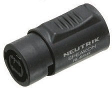 Neutrik NL4MMX адаптер-переходник с фиксатором, 4-контактный Speakon «папа» NL4M - 4-контактный Speakon «папа» NL4M Neutrik NL4MMX адаптер-переходник с фиксатором, 4-контактный Speakon «папа» NL4M - 4-контактный Speakon «папа» NL4M