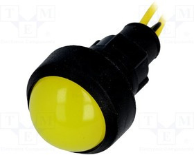LKD220-Y, Сигнальная лампа с СИД 20мм AC/DC230В желтая