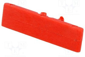 OZG-2.5-RD, Держатель, ZG-G2.5, красный, Шир: 5мм, полиамид, -25-100°C