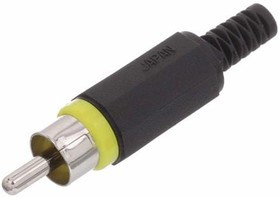 174-4358-E, RCA Phono Connectors PHONO W/YELLOW BAND