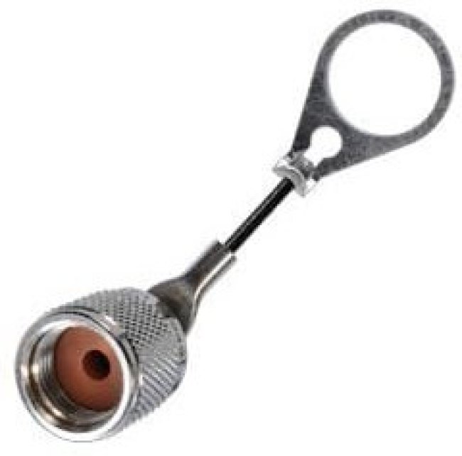 RFI45-13-D3, RF Connector Accessories TNC JK RFI Cap w/ 3" SS Lanyard RFI45-13-D3, RF Connector Accessories TNC JK RFI Cap w/ 3" SS Lanyard