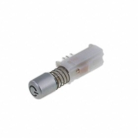 WBL2UEEGQR05SILPWR, Pushbutton Switches Illuminated, Right Angle Pushbutton Switch, 0.3A 30VDC, 2 pole, Latching, Green LED, Power Symbol Ca