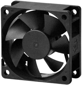 EF60252S1-1000U-A99, Axial Fan, 24 V dc, DC Operation, 23.5cfm, 1.2W, 58mA Max, IP20, 60 x 60 x 25mm