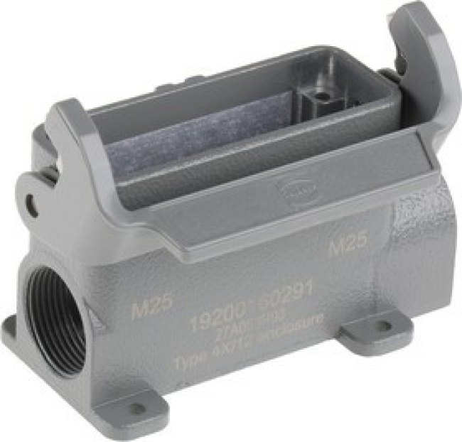 19200160291, Han A Heavy Duty Power Connector Hood, M25 x 2 Thread 19200160291, Han A Heavy Duty Power Connector Hood, M25 x 2 Thread