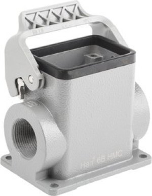 19302060291, Han HMC Heavy Duty Power Connector Housing, M25 x 1.5 Thread 19302060291, Han HMC Heavy Duty Power Connector Housing, M25 x 1.5 Thread