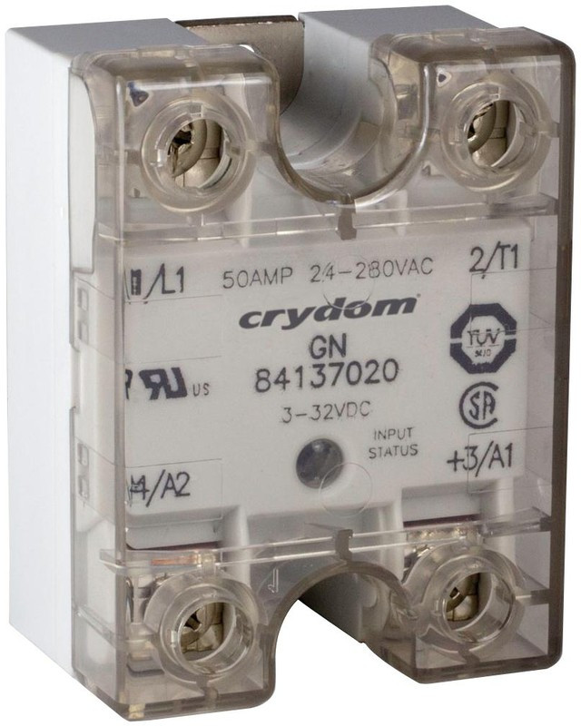 84137210, GN Series Solid State Relay, 10 A rms Load, Panel Mount, 280 V ac Load, 32 V dc Control 84137210, GN Series Solid State Relay, 10 A rms Load, Panel Mount, 280 V ac Load, 32 V dc Control