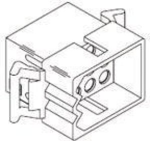 03-09-2062, STANDARD .093" Male Connector Housing, 5.03mm Pitch, 6 Way, 2 Row 03-09-2062, STANDARD .093" Male Connector Housing, 5.03mm Pitch, 6 Way, 2 Row
