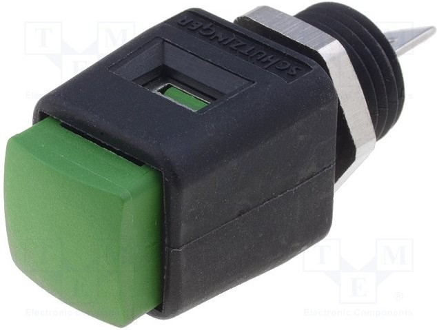 ESD498-GN, Зажим лабораторный, зеленый, 70ВDC, 16А, винтами, никель, полиамид ESD498-GN, Зажим лабораторный, зеленый, 70ВDC, 16А, винтами, никель, полиамид