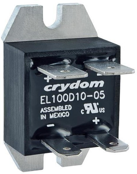 EL100D10-05, EL Series Solid State Relay, 10 A Load, Panel Mount, 100 V dc Load, 8 V dc Control