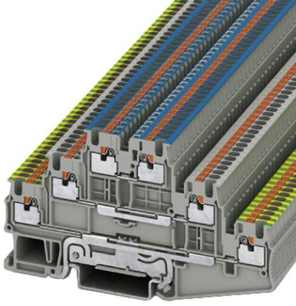3213755, DIN Rail Terminal Blocks PT 1,5/S-PE/L/N 3213755, DIN Rail Terminal Blocks PT 1,5/S-PE/L/N