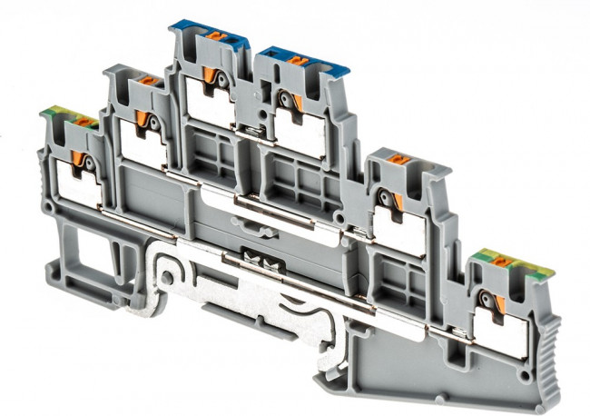 3213755, DIN Rail Terminal Blocks PT 1,5/S-PE/L/N 3213755, DIN Rail Terminal Blocks PT 1,5/S-PE/L/N