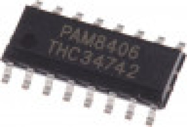 PAM8406ER, Audio Amplifiers 5W STEREO FILTERLESS CLASS-D AUDIO AMP
