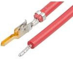 215343-2201, Rectangular Cable Assemblies MINI-FIT JR. M-S 75MM 20 AWG RD Au
