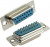 DB-15F, Разъём D-SUB , 15 контактов DB-15F, Разъём D-SUB , 15 контактов